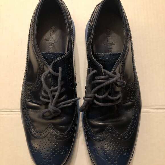COLE HAAN MEN'S LEATHER LACE UP CASUAL SHOESSIZE: 8M